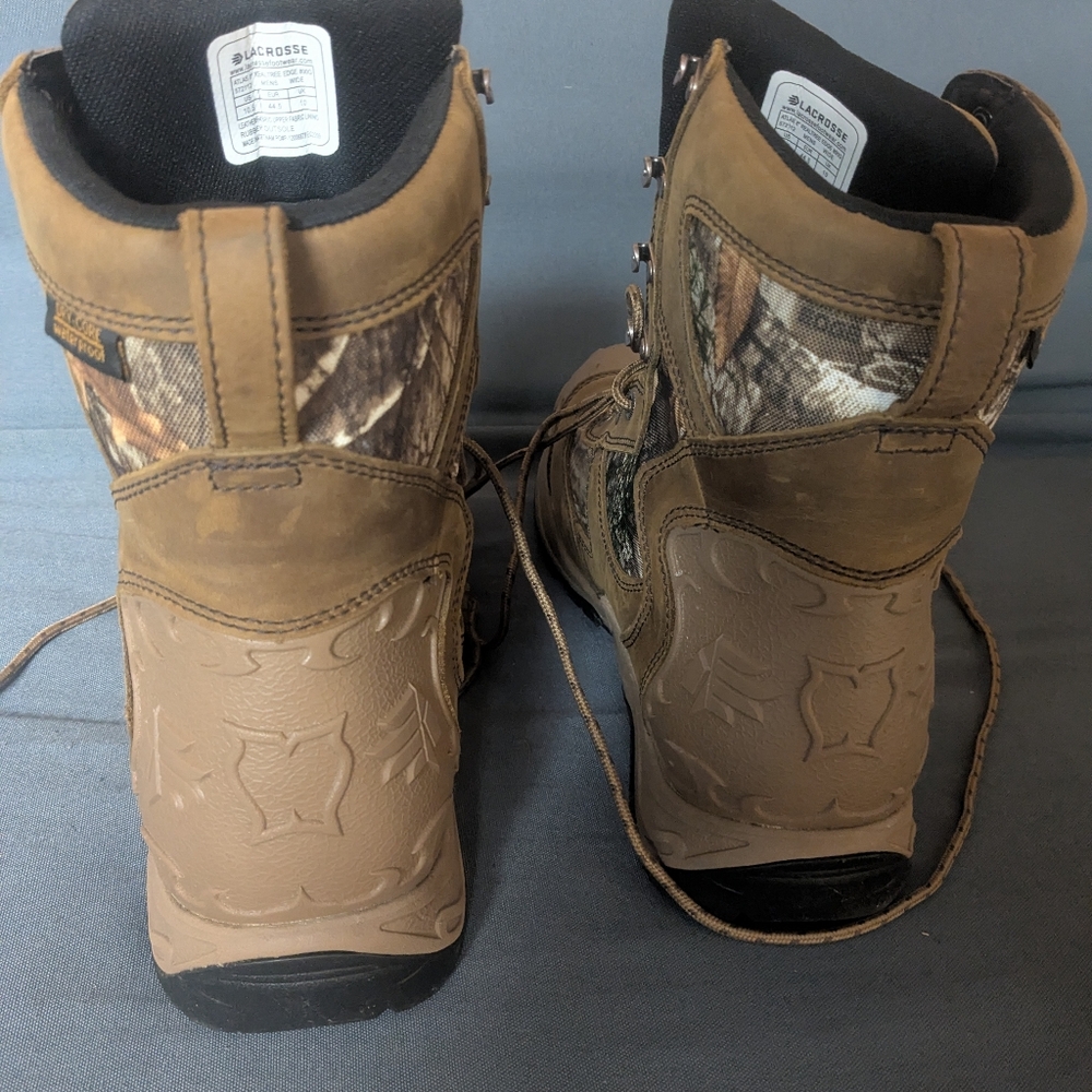 Lacrosse Atlas 8" Realtree Edge Hunting Boots Men's 10.5 *Like New*! - Picture 4 of 6